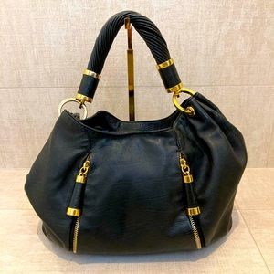 Michael Kors Leather Tonne Hobo Bag